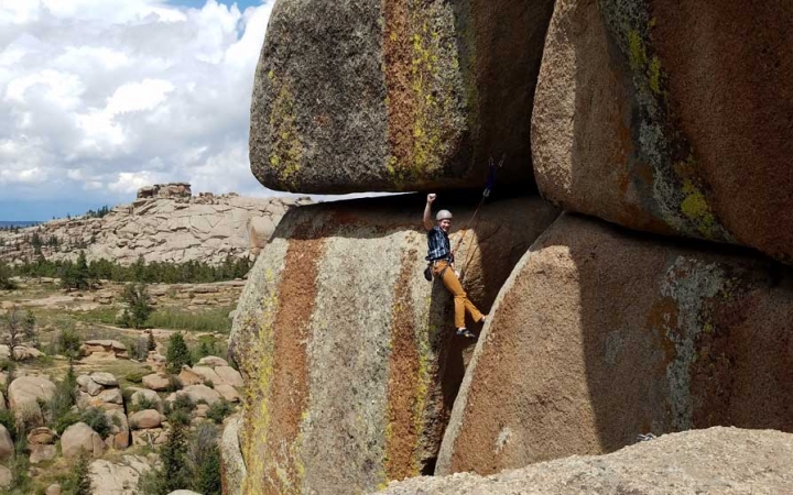 rock climbing in colorado rockies